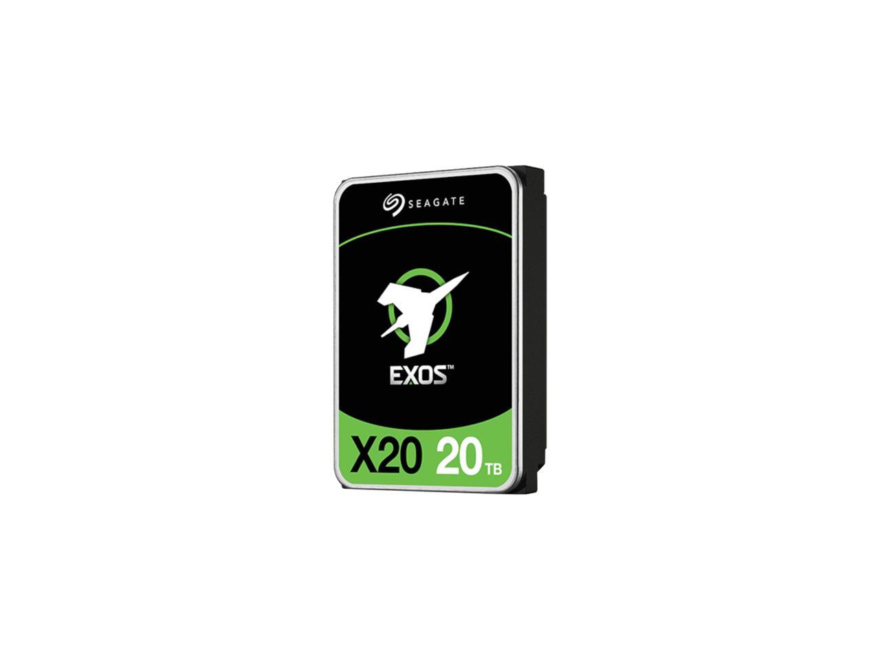 Seagate Exos X20 ST20000NM002D 20TB 7200 RPM 256MB Cache SAS 12Gb/s 3.5" Internal Hard Drive 1