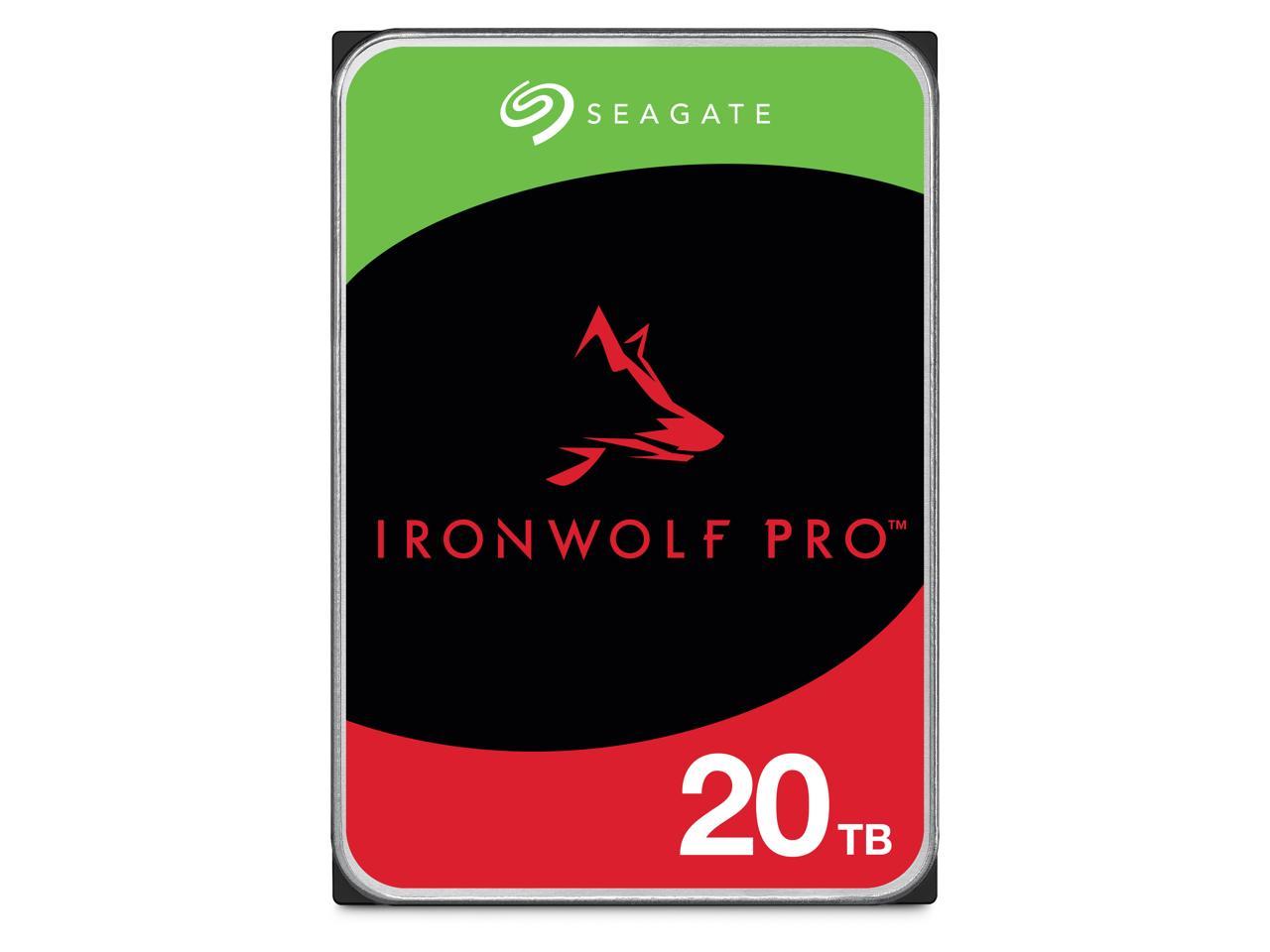 Seagate IronWolf Pro ST20000NT001 20TB 7200 RPM 256MB Cache SATA 6.0Gb/s 3.5" Internal Hard Drive 1