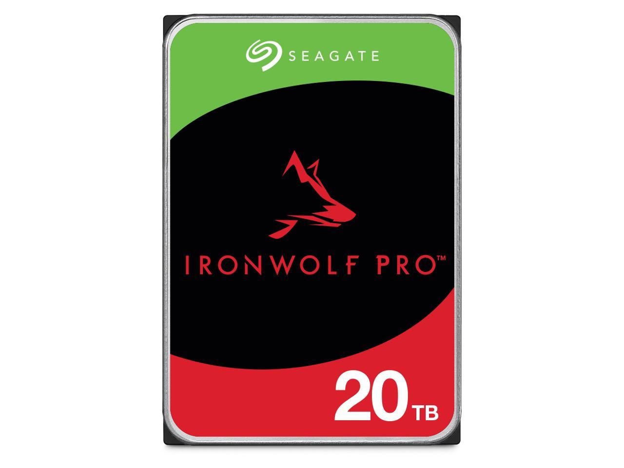 Seagate IronWolf Pro ST20000NT001 20TB 7200 RPM 256MB Cache SATA 6.0Gb/s 3.5" Internal Hard Drive 2