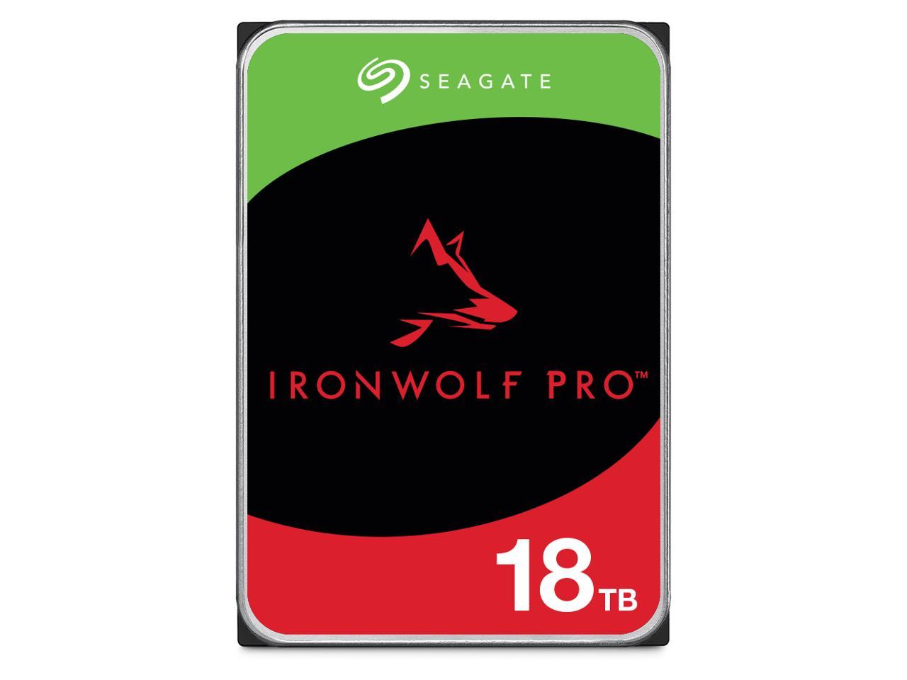 Seagate IronWolf Pro ST18000NT001 18TB 7200 RPM 256MB Cache SATA 6.0Gb/s 3.5" Internal Hard Drive 2