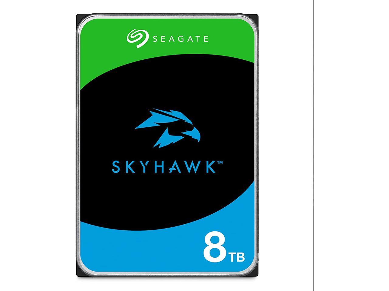 Seagate SkyHawk ST8000VX010 8TB 5400 RPM 256MB Cache SATA 6.0Gb/s 3.5" Hard Drives 1