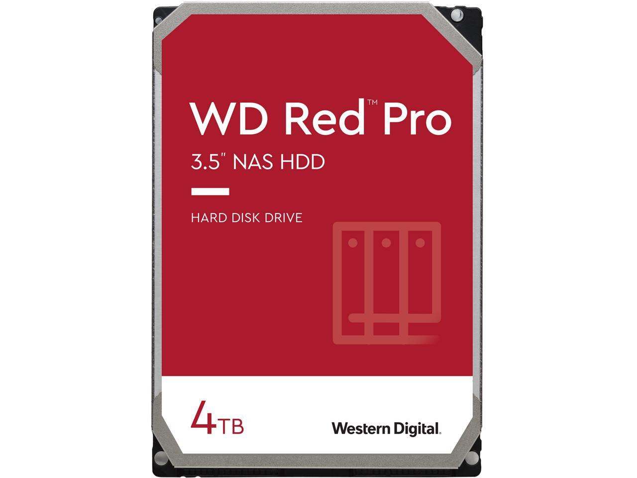 WD Red Pro WD4003FFBX 4TB 7200 RPM 256MB Cache SATA 6.0Gb/s 3.5" Internal Hard Drive Bare Drive 1