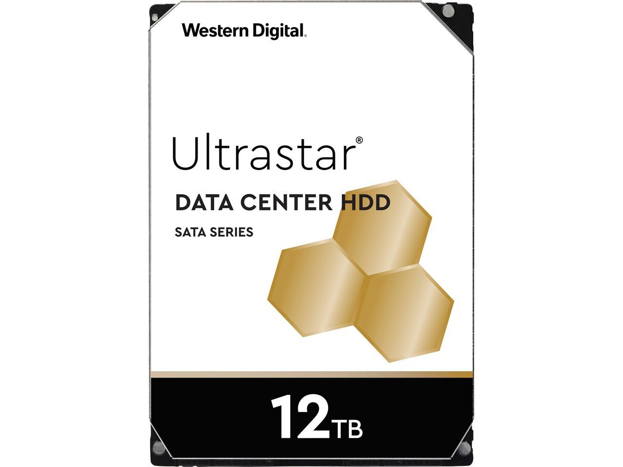 Western Digital Ultrastar 12TB DC HC520 7200 RPM SATA 6.0Gb/s 3.5" Data Center Internal Hard Drive - 0F30146 1