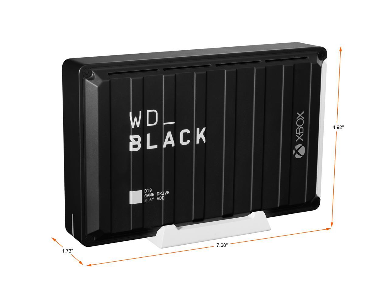 WD Black 12TB D10 Game Drive Desktop External Hard Drive for Xbox USB 3.2 (WDBA5E0120HBK-NESN) 4