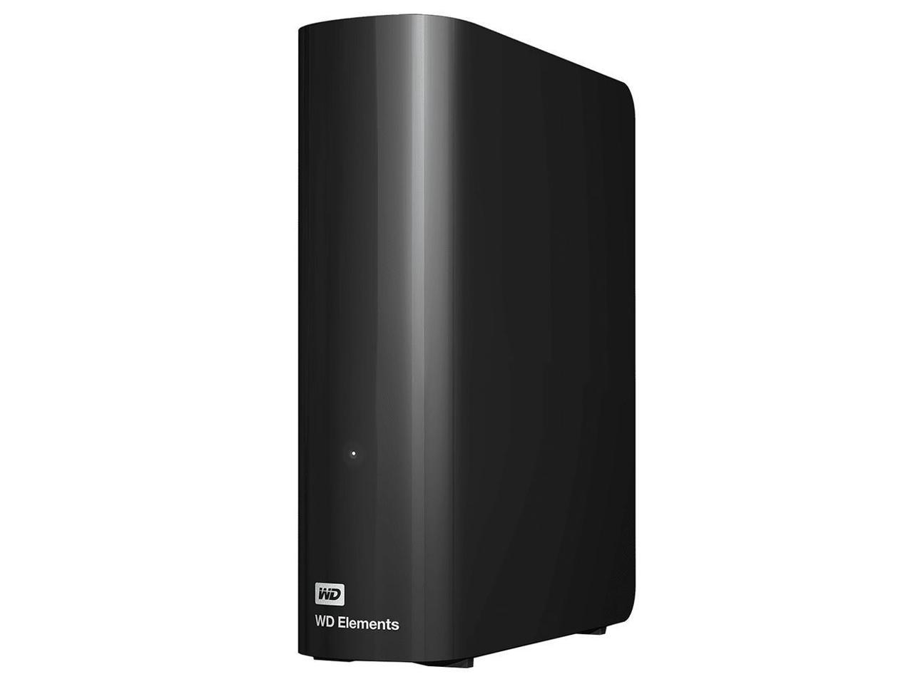 WD Elements 12TB USB 3.0 Desktop External Hard Drive WDBWLG0120HBK-NESN Black 1