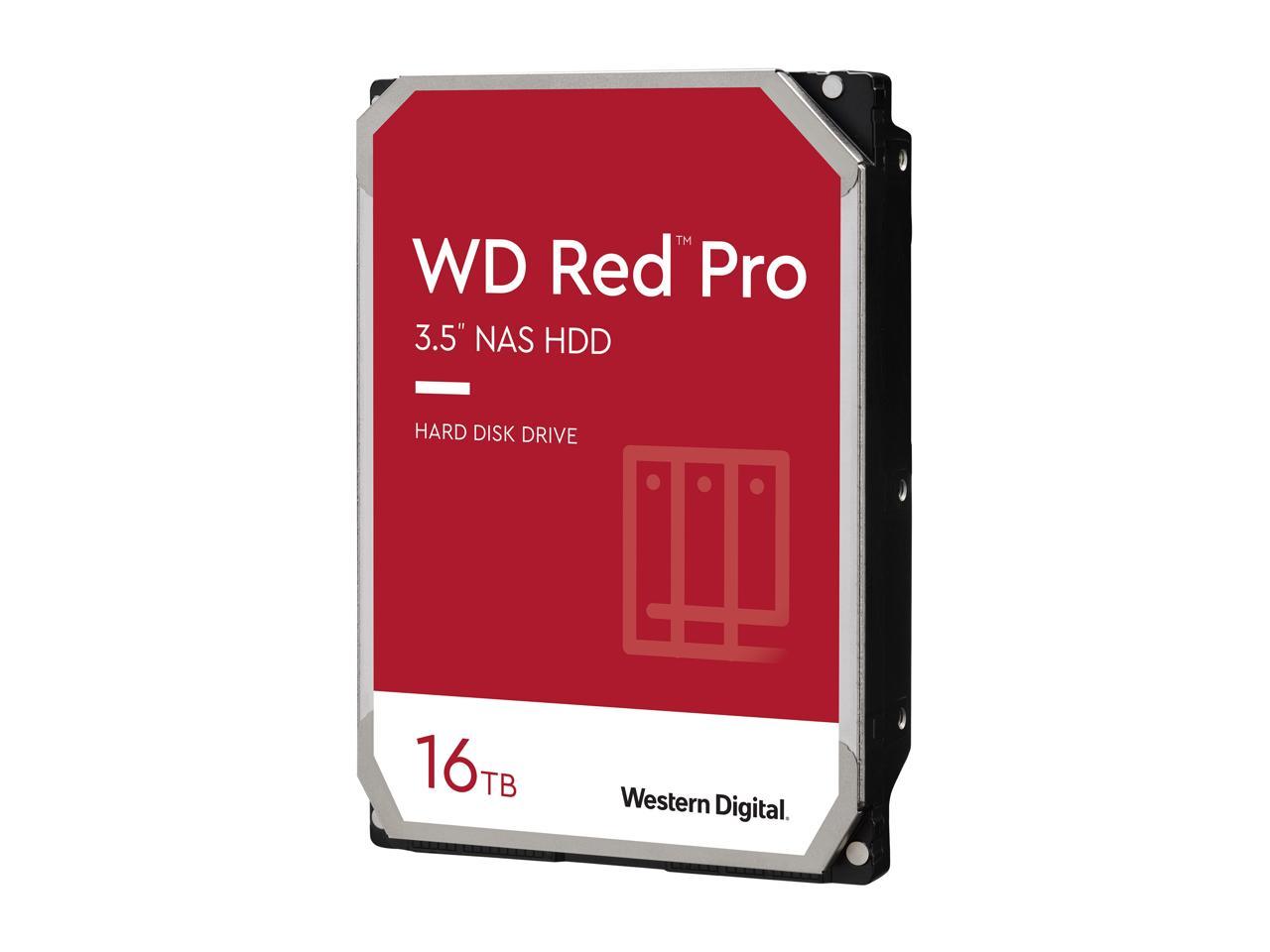 WD Red Pro WD161KFGX 16TB 7200 RPM 512MB Cache SATA 6.0Gb/s 3.5" Internal Hard Drive 2