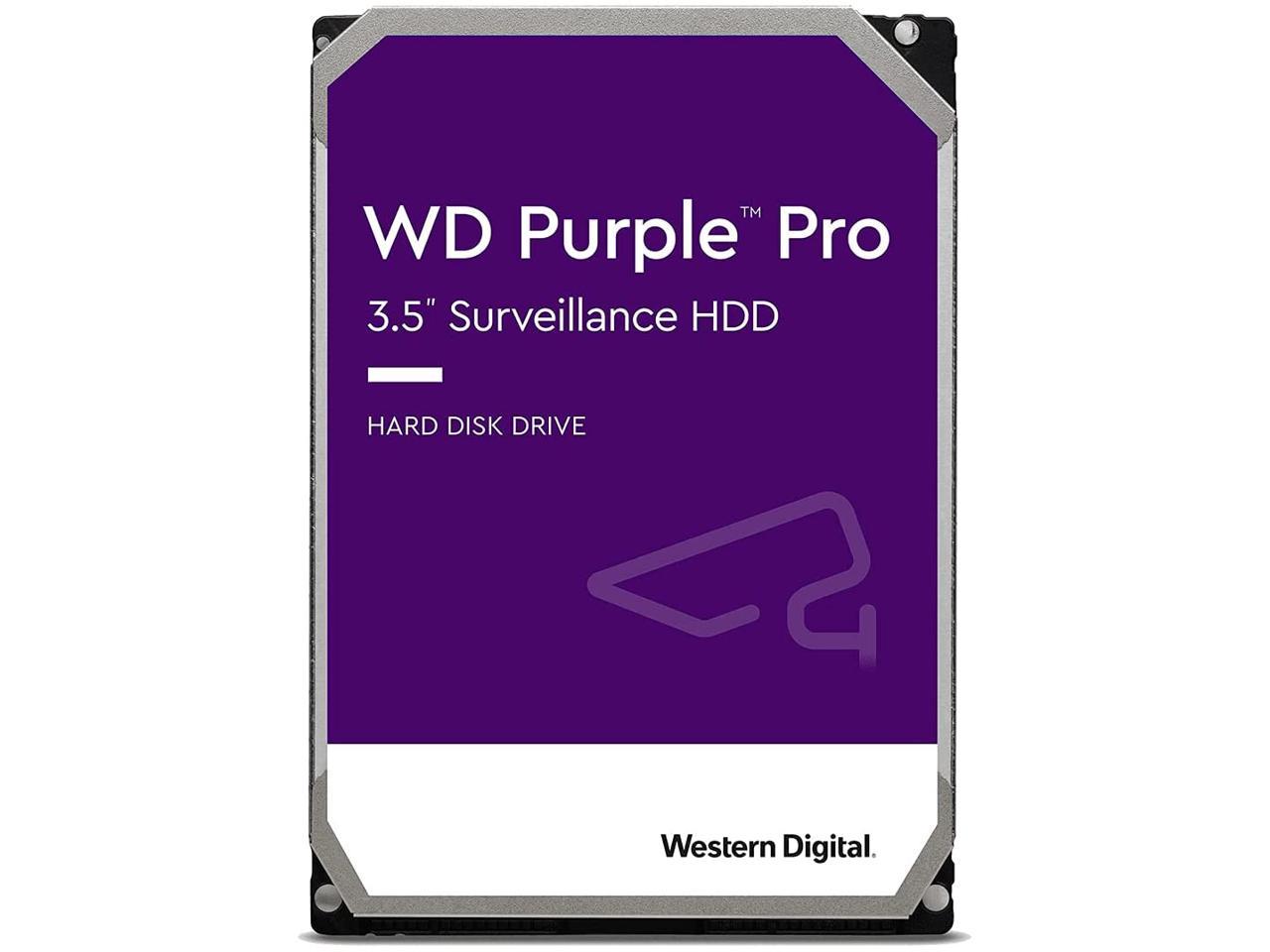 WD Purple Pro WD121PURP 12TB 7200 RPM 256MB Cache SATA 6.0Gb/s 3.5" Internal Hard Drive 2