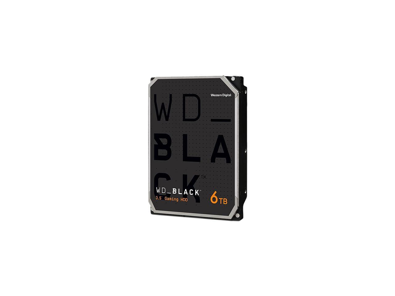 WD_Black 6TB Gaming Performance Internal Hard Drive HDD - 7200 RPM, 128 MB Cache, SATA Gb/s, 3.5" - WD6004FZWX 1