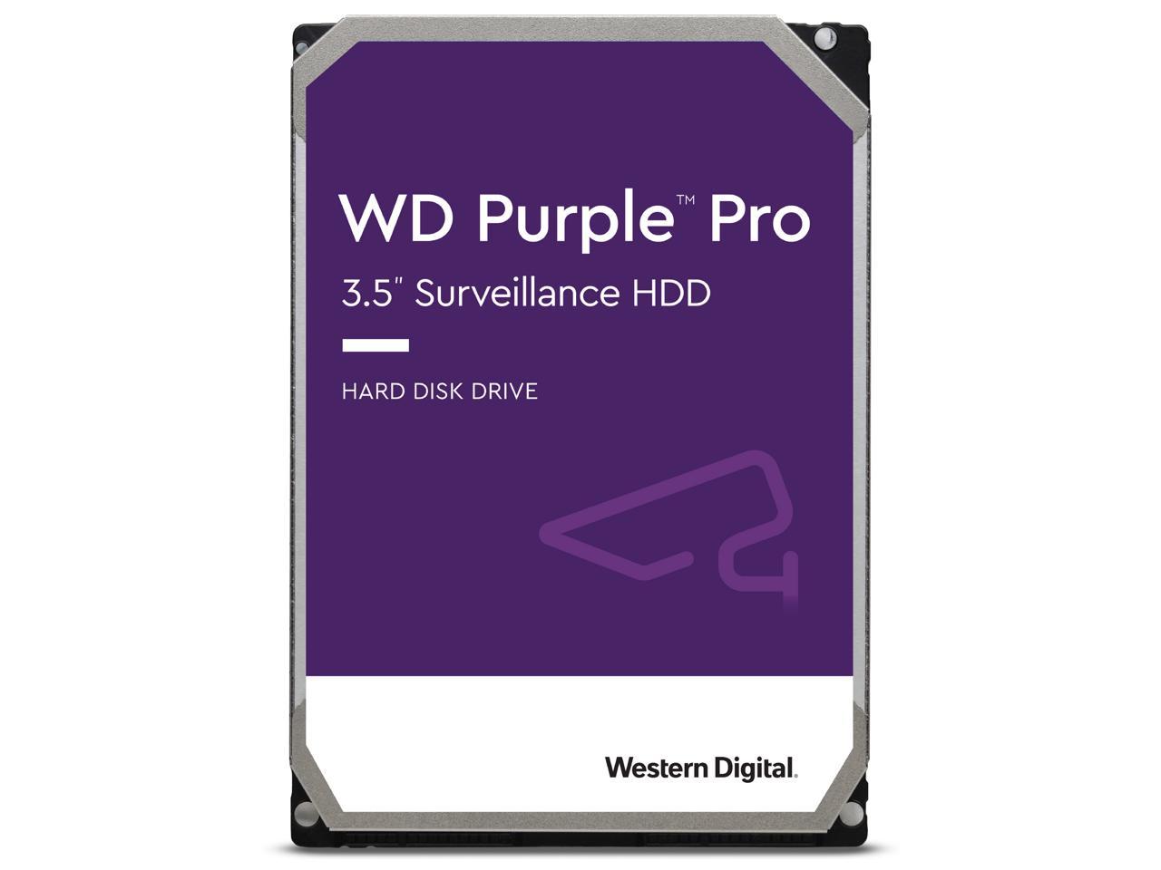 WD Purple Pro WD221PURP 22TB 7200 RPM 512MB Cache SATA 6.0Gb/s 3.5" Internal Hard Drive 1