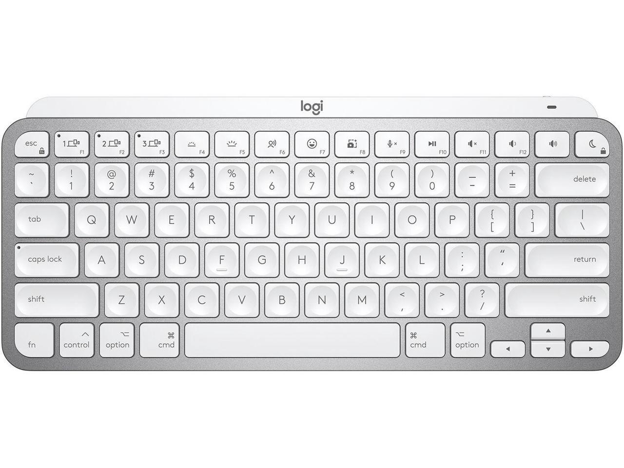 Logitech MX Keys Mini for Mac 920-010389 Pale Gray Bluetooth Wireless Mini Keyboard 1