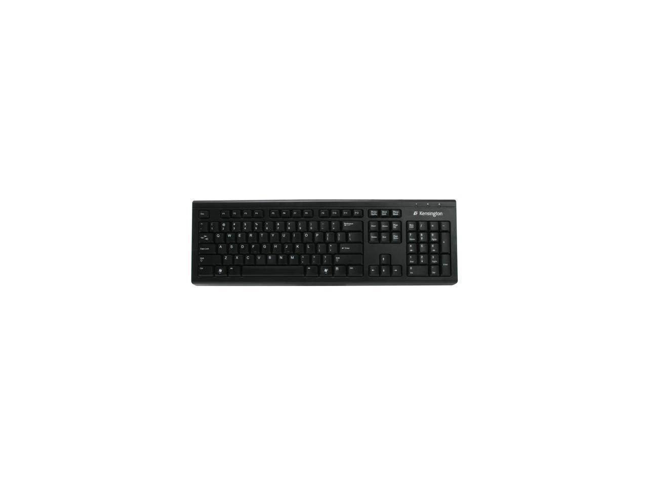 Kensington Keyboard for Life Black 104 Normal Keys USB Wired Standard Keyboard 2