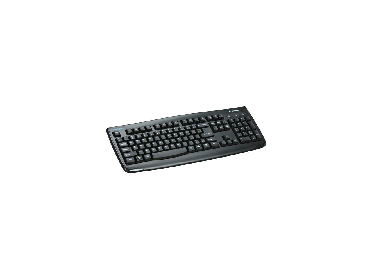 Kensington Pro Fit K64407US Black 104 Normal Keys USB or PS/2 Wired Standard Washable Keyboard 1