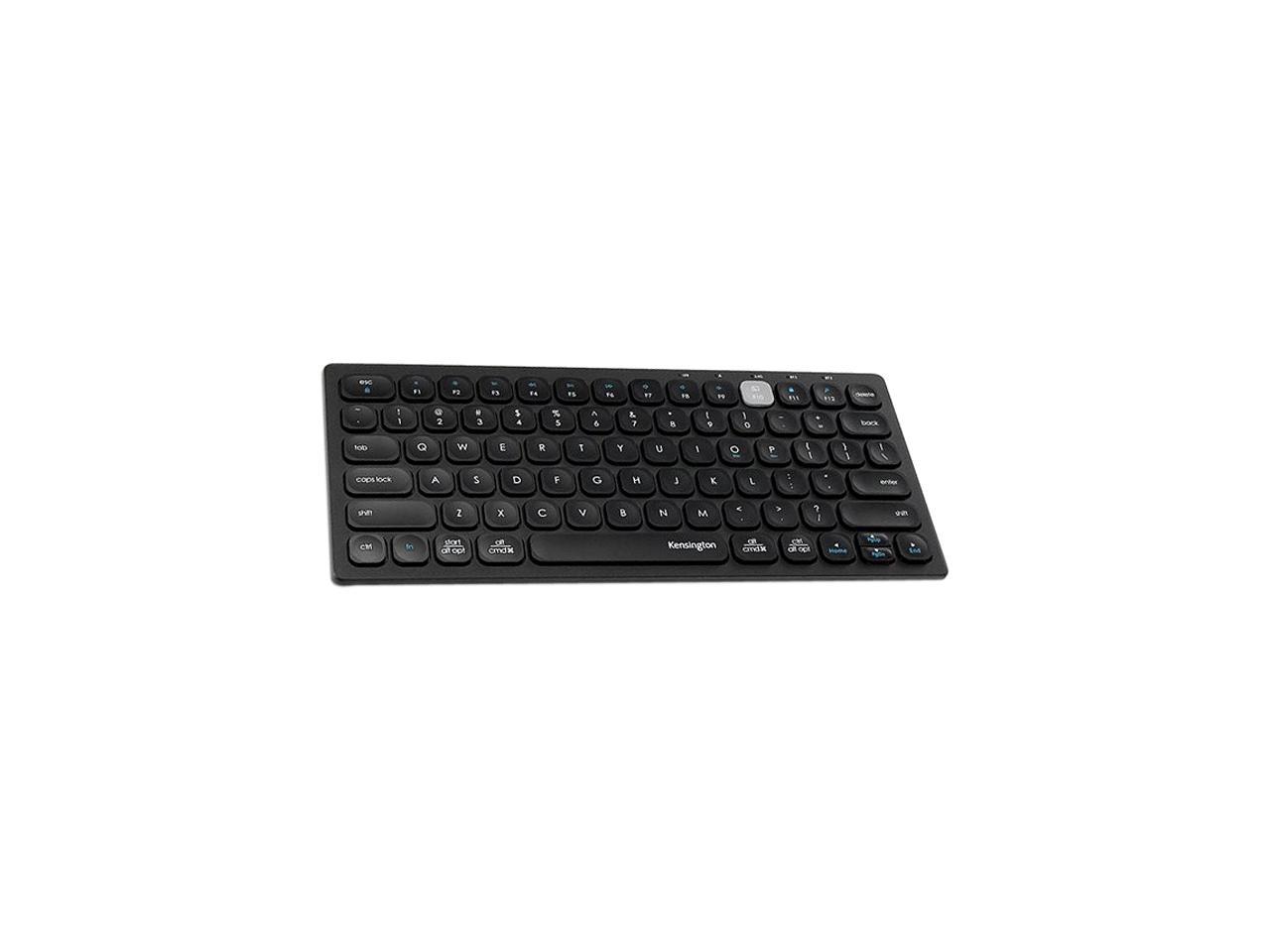 Kensington K75502US Black 2.4 GHz + Bluetooth Compact Keyboard 1