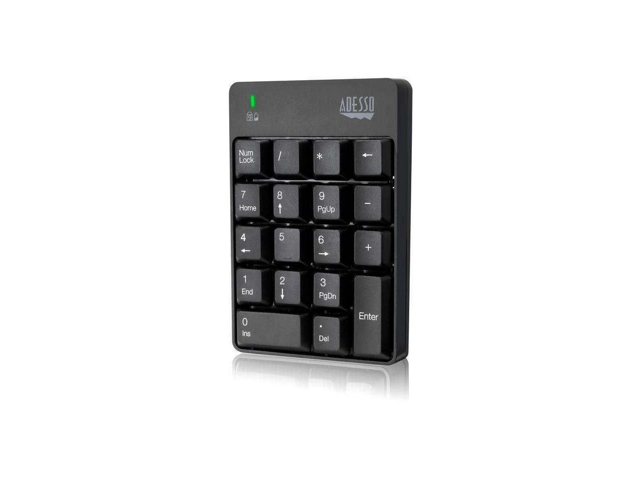 Adesso WKB-6010UB - Wireless Spill Resistant 18-Key Numeric Keypad 5