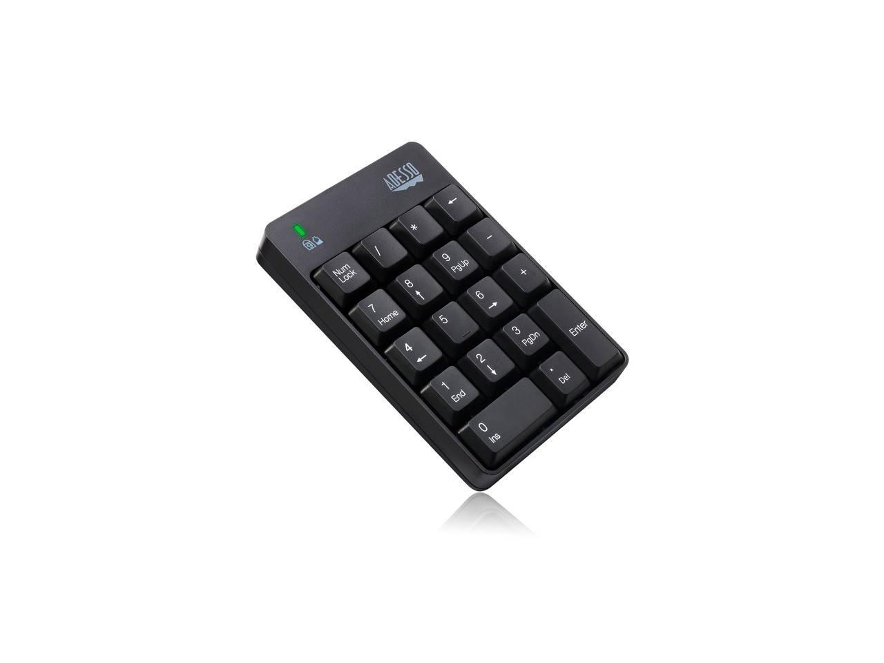 Adesso WKB-6010UB - Wireless Spill Resistant 18-Key Numeric Keypad 4