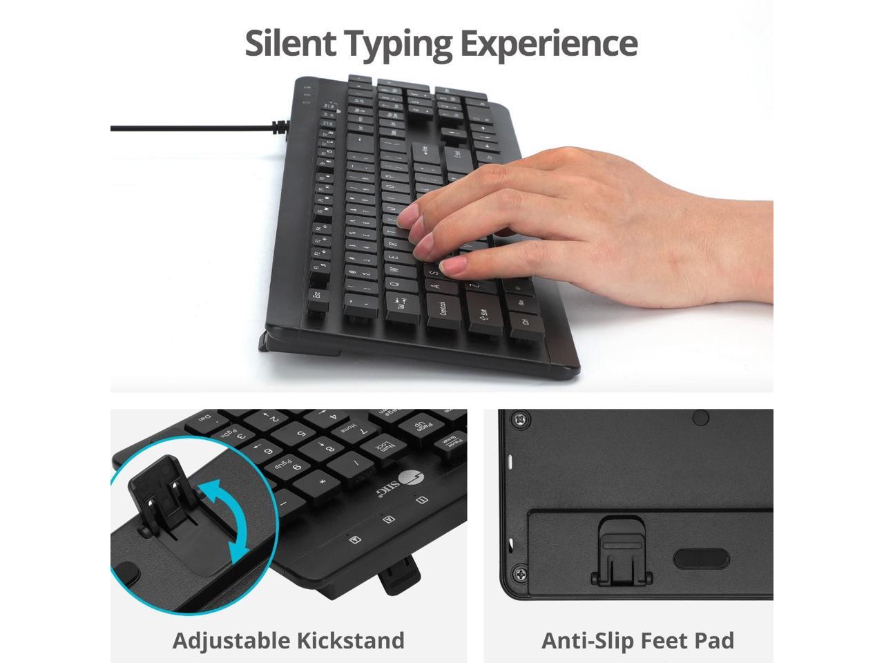 SIIG Industrial Grade Washable & Dustproof USB Multimedia Keyboard JK-US0U11-S1 4