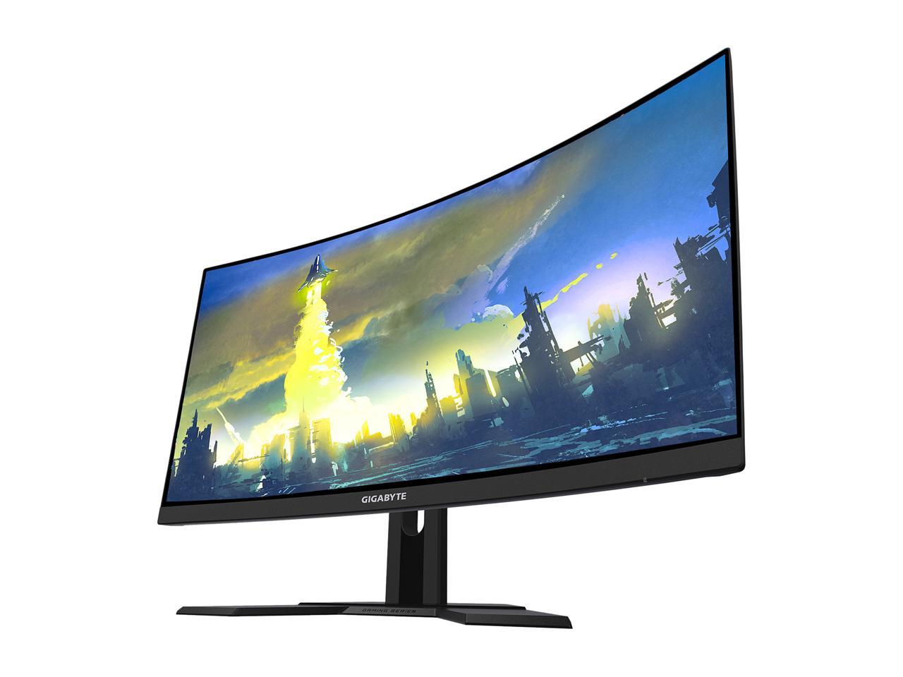 GIGABYTE G27FC A 27" 165Hz 1920 x 1080 1ms (MPRT), 91% DCI-P3, FreeSync Premium, 1 x Display Port 1.2, 2 x HDMI 1.4, 2 x USB 3.0 Curved Gaming Monitor 2