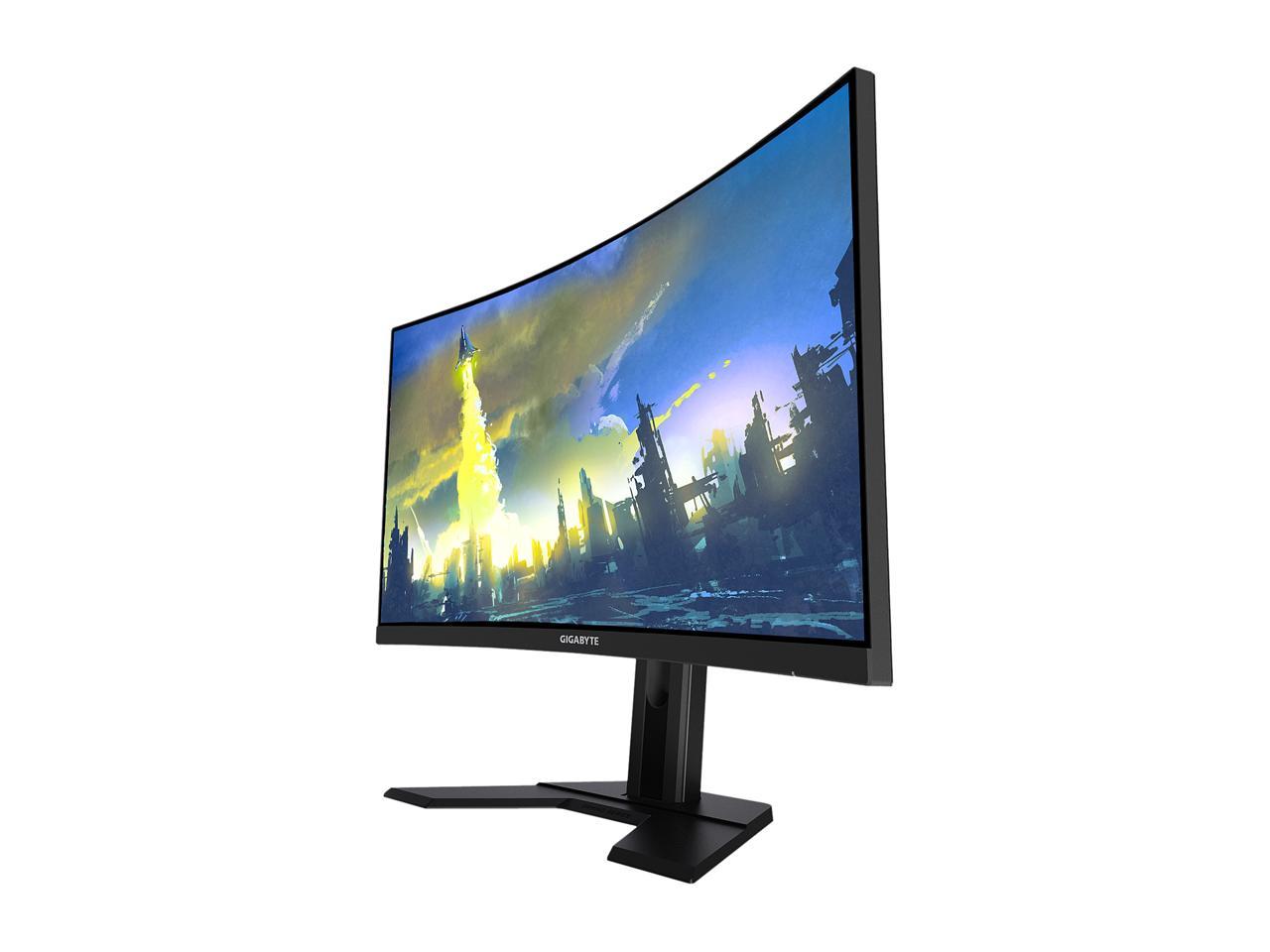 GIGABYTE G27FC A 27" 165Hz 1920 x 1080 1ms (MPRT), 91% DCI-P3, FreeSync Premium, 1 x Display Port 1.2, 2 x HDMI 1.4, 2 x USB 3.0 Curved Gaming Monitor 4