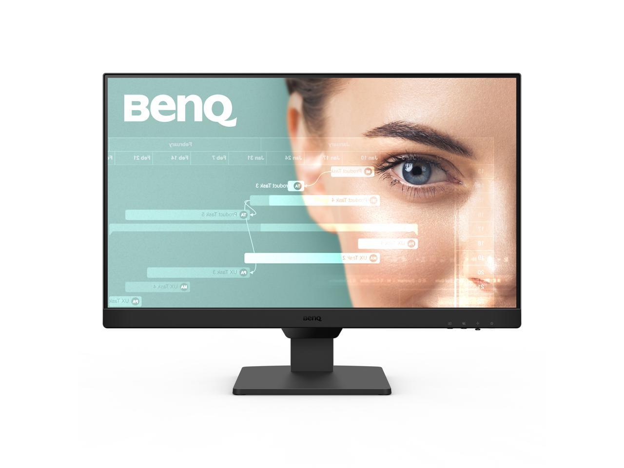 BenQ GW2490 23.8" FHD 1920 x 1080 100Hz HDMI DisplayPort Flicker-Free Technology Built-in Speakers Slim Bezel Design IPS Eye-care Monitor 1