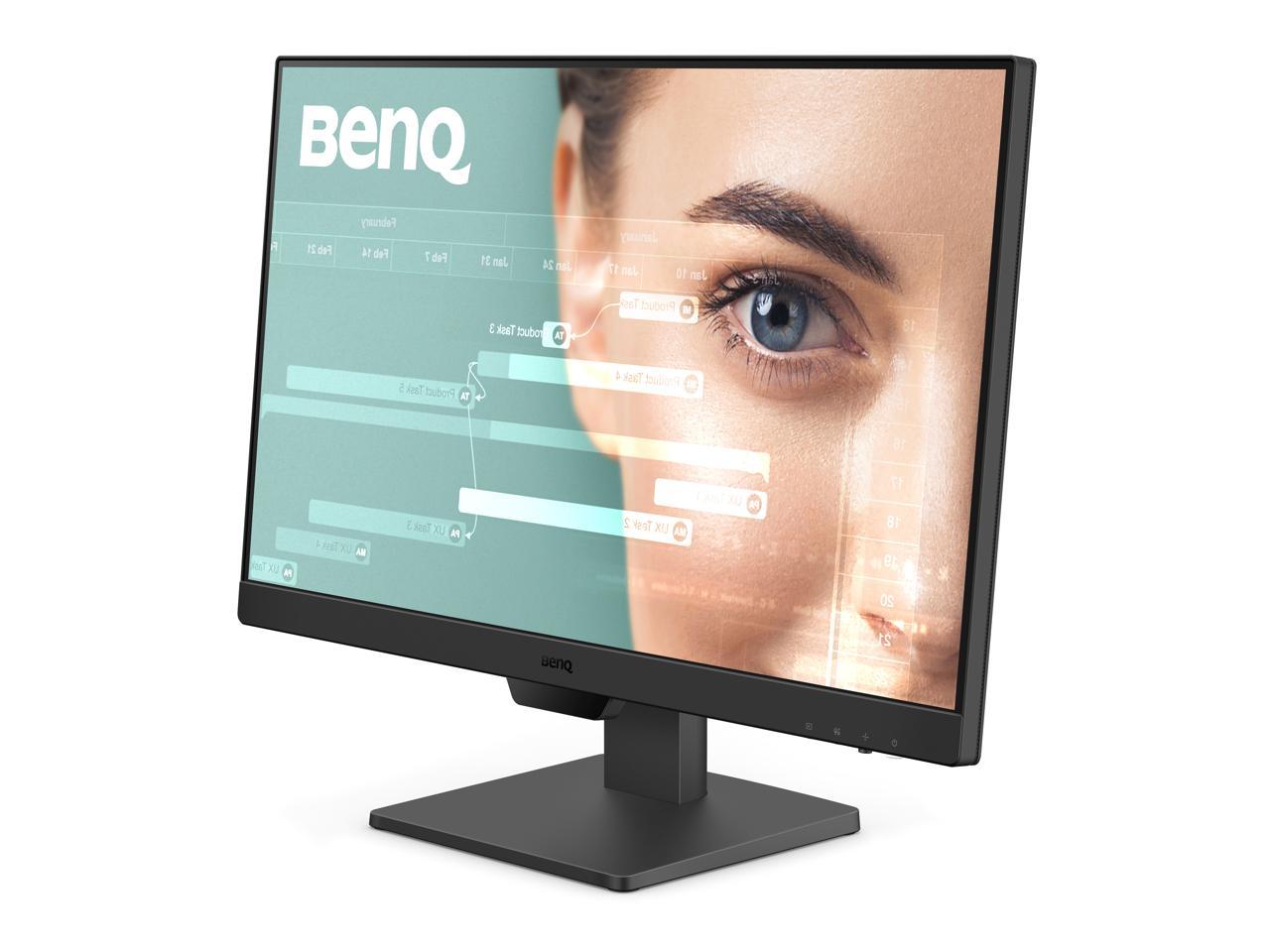 BenQ GW2490 23.8" FHD 1920 x 1080 100Hz HDMI DisplayPort Flicker-Free Technology Built-in Speakers Slim Bezel Design IPS Eye-care Monitor 3