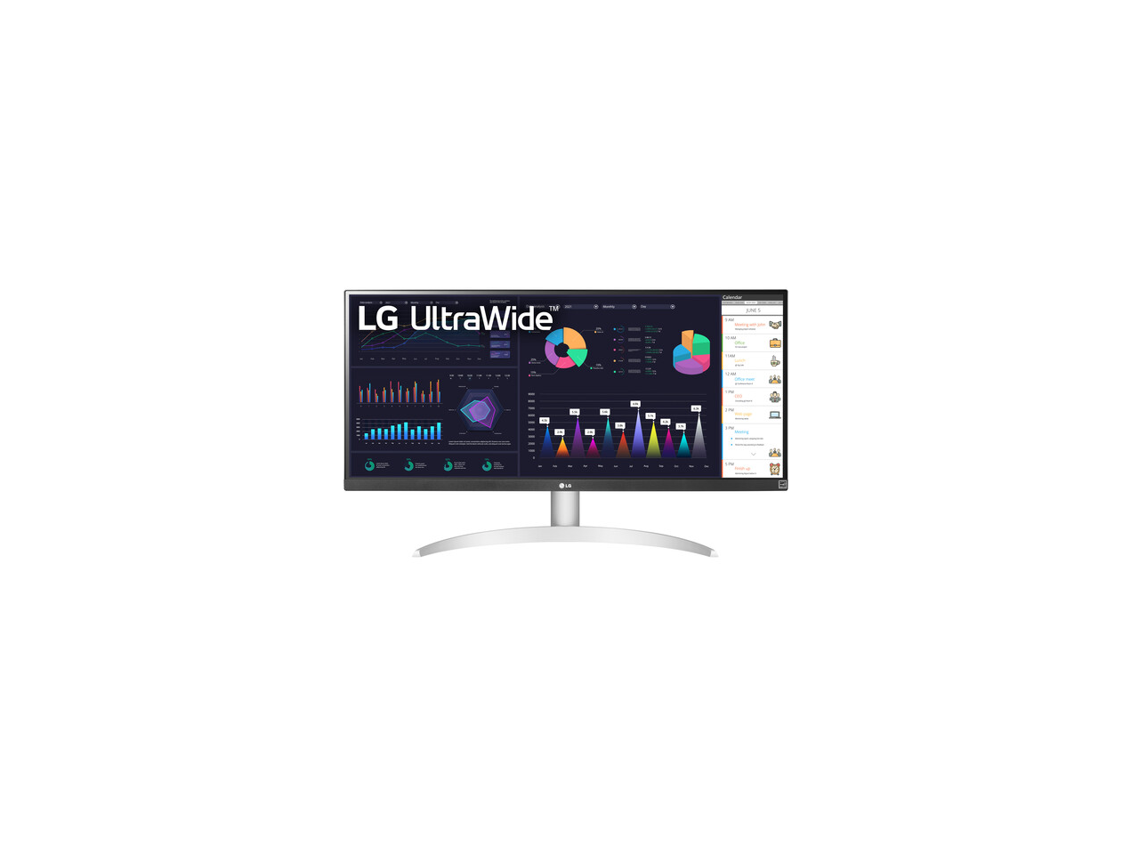 LG 29" Ultrawide 29BQ650-W 21:9 2560 x 1080 IPS Monitor 2