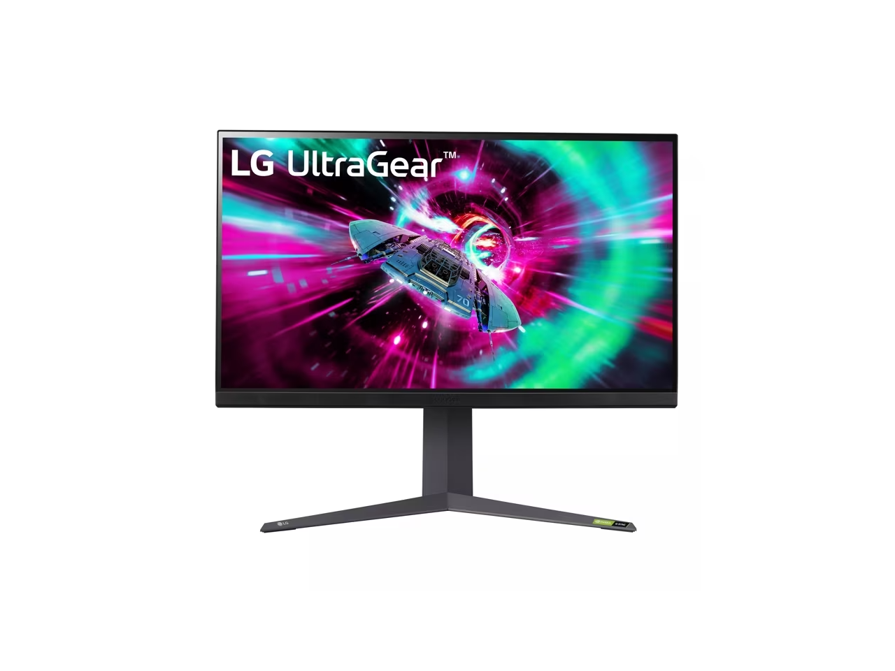 LG 32" (31.5" Viewable) 144 Hz IPS UHD Gaming Monitor FreeSync Premium & G-Sync Compatible 3840 x 2160 (4K) DCI-P3 95% (CIE1976) UltraGear 32GR93U-B 1