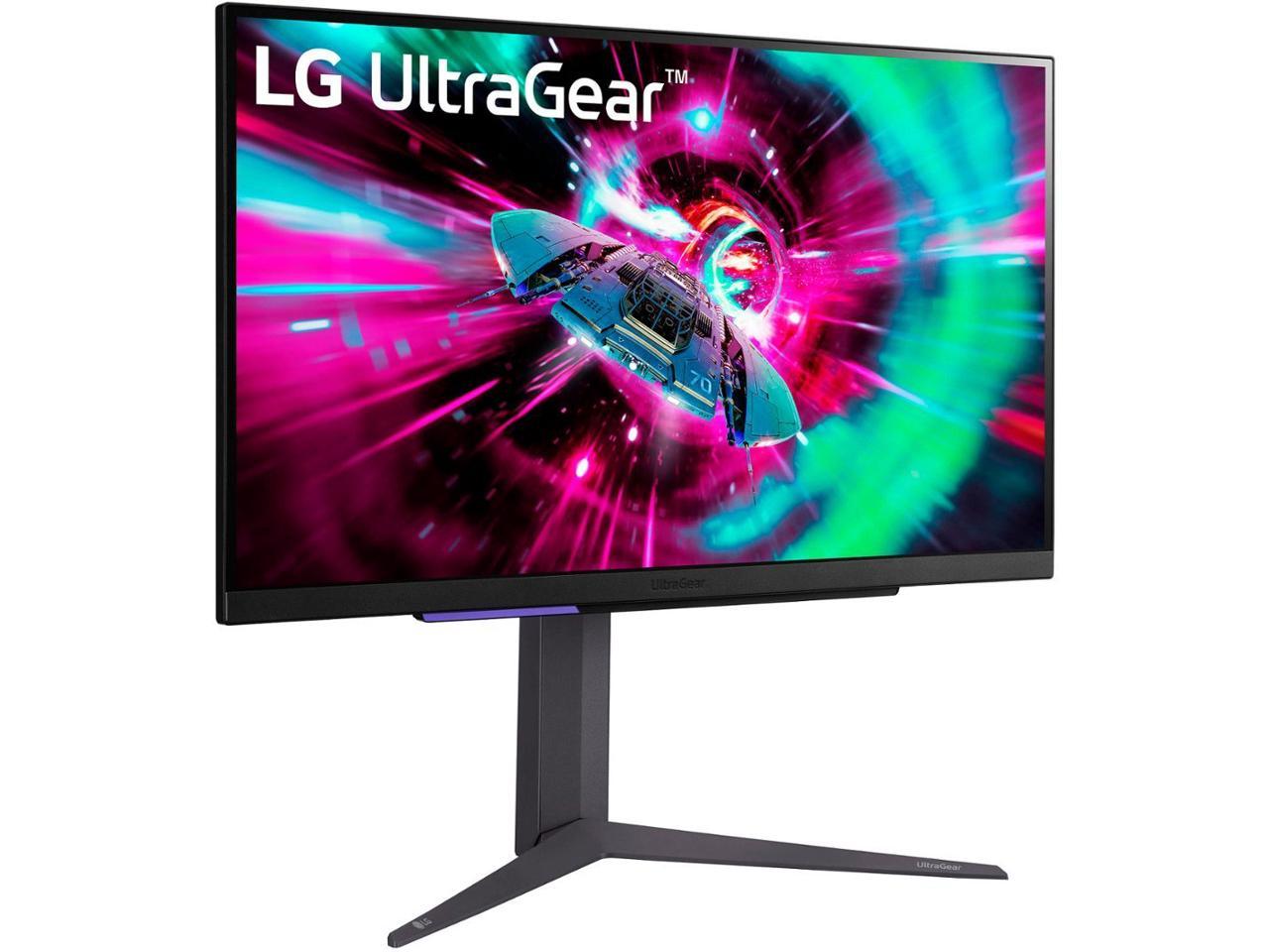 LG 27" 144 Hz IPS UHD Gaming Monitor FreeSync Premium & G-Sync Compatible 3840 x 2160 (4K) DCI-P3 95% (CIE1976) UltraGear 27GR93U-B 2