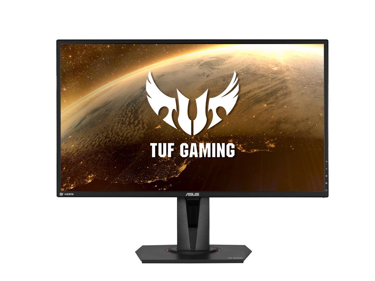 ASUS TUF 27" 165Hz 1440P HDR Gaming Monitor- QHD (2560 x 1440), (Supports 144Hz), 1ms, Extreme Low Motion Blur, Speaker, G-SYNC Compatible, VESA Mountable, DisplayPort, HDMI VG27AQ 1