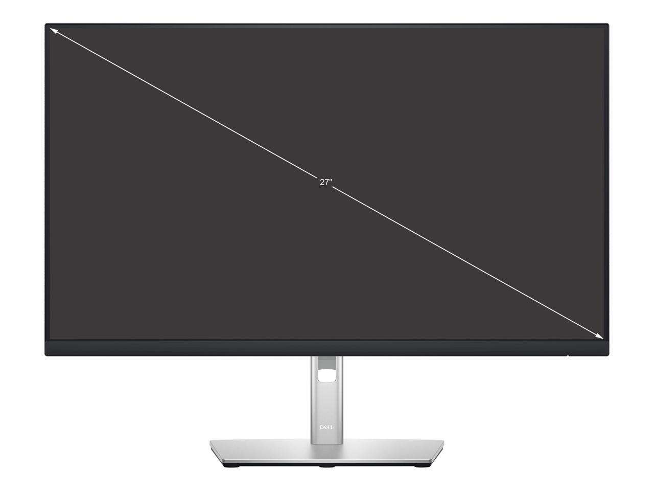 Dell P2722H 27" 1920 x 1080 Full HD IPS, DisplayPort VGA HDMI USB 3.2, Tilt VESA Pivot Swivel Height Adjust LED-Backlit Monitor 2