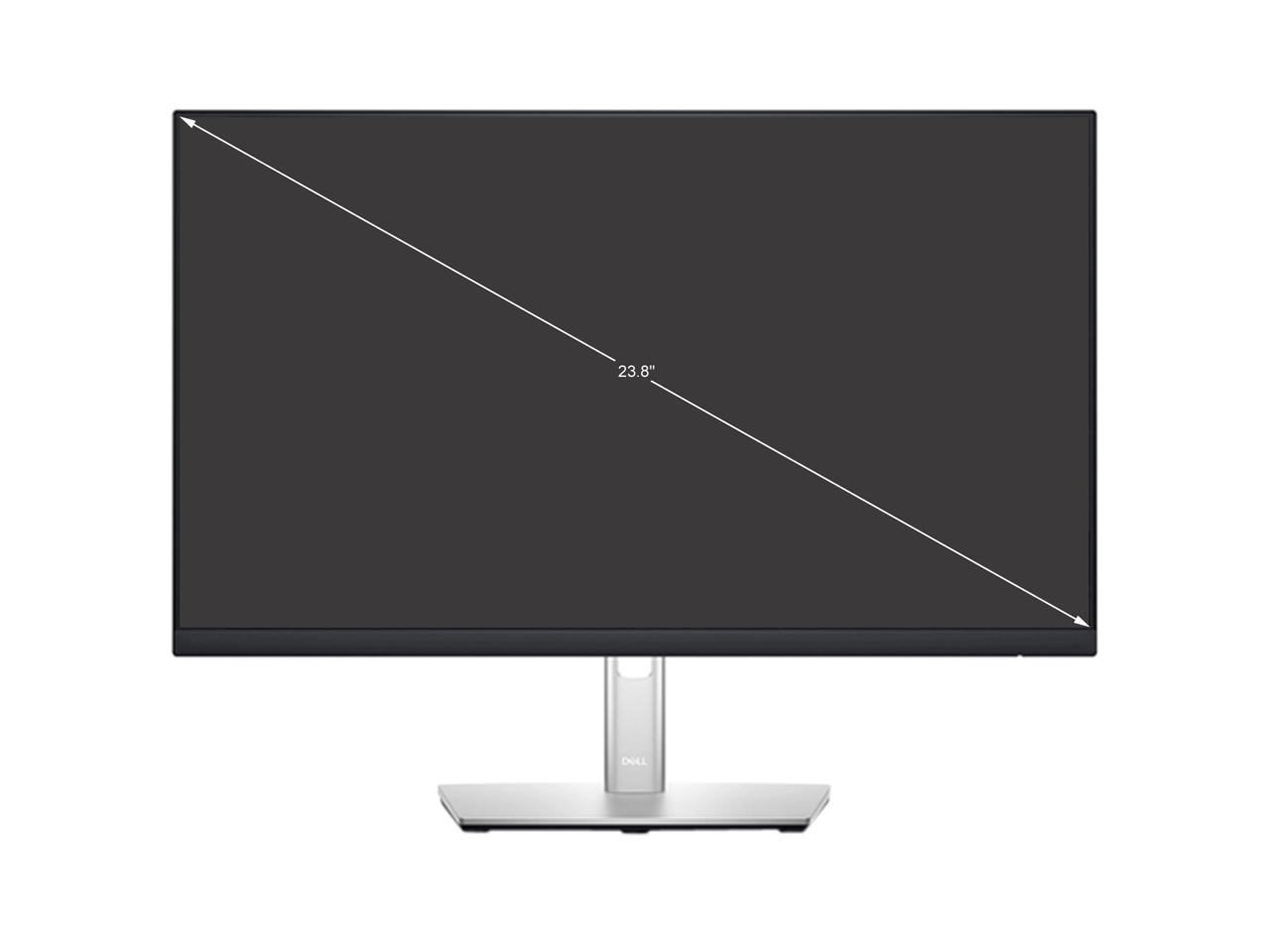 Dell P2422H 24" (23.8" Viewable) 1920 x 1080 Full HD IPS, VGA DisplayPort HDMI USB 3.2, VESA Swivel Tilt Height Adjust LED-Backlit Monitor 2