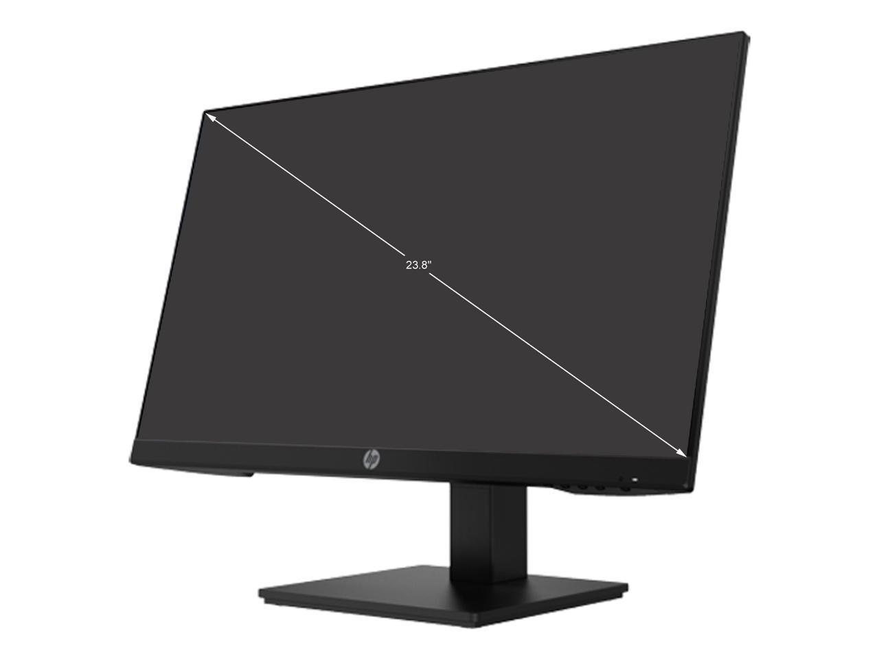 HP P24h G4 24" (23.8" Viewable) Full HD 1920 x 1080 IPS D-Sub, HDMI, DisplayPort Anti-Glare Height Adjust Dual Speakers Monitor 2