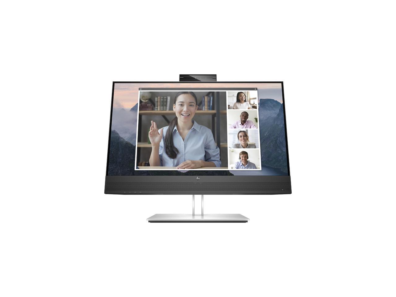 HP 24" (23.8" Viewable) IPS FHD IPS Conferencing Monitor 5 ms GtG (with overdrive) 1920 x 1080 D-Sub, HDMI, DisplayPort, USB E24mv G4 1