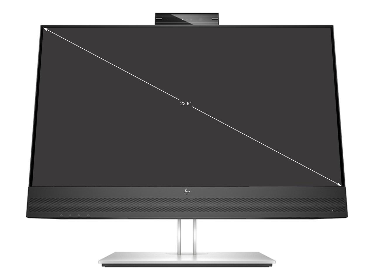 HP 24" (23.8" Viewable) IPS FHD IPS Conferencing Monitor 5 ms GtG (with overdrive) 1920 x 1080 D-Sub, HDMI, DisplayPort, USB E24mv G4 2