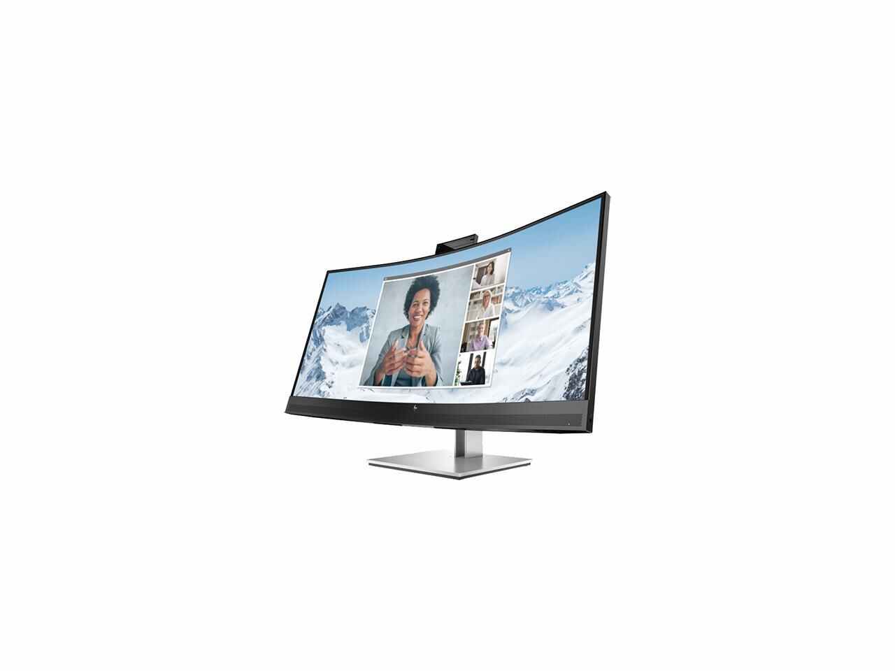 HP 34" 75 Hz VA WQHD USB-C Conferencing Monitor 5 ms GtG (with overdrive) 3440 x 1440 (2K) Curved E Series E34m G4 3