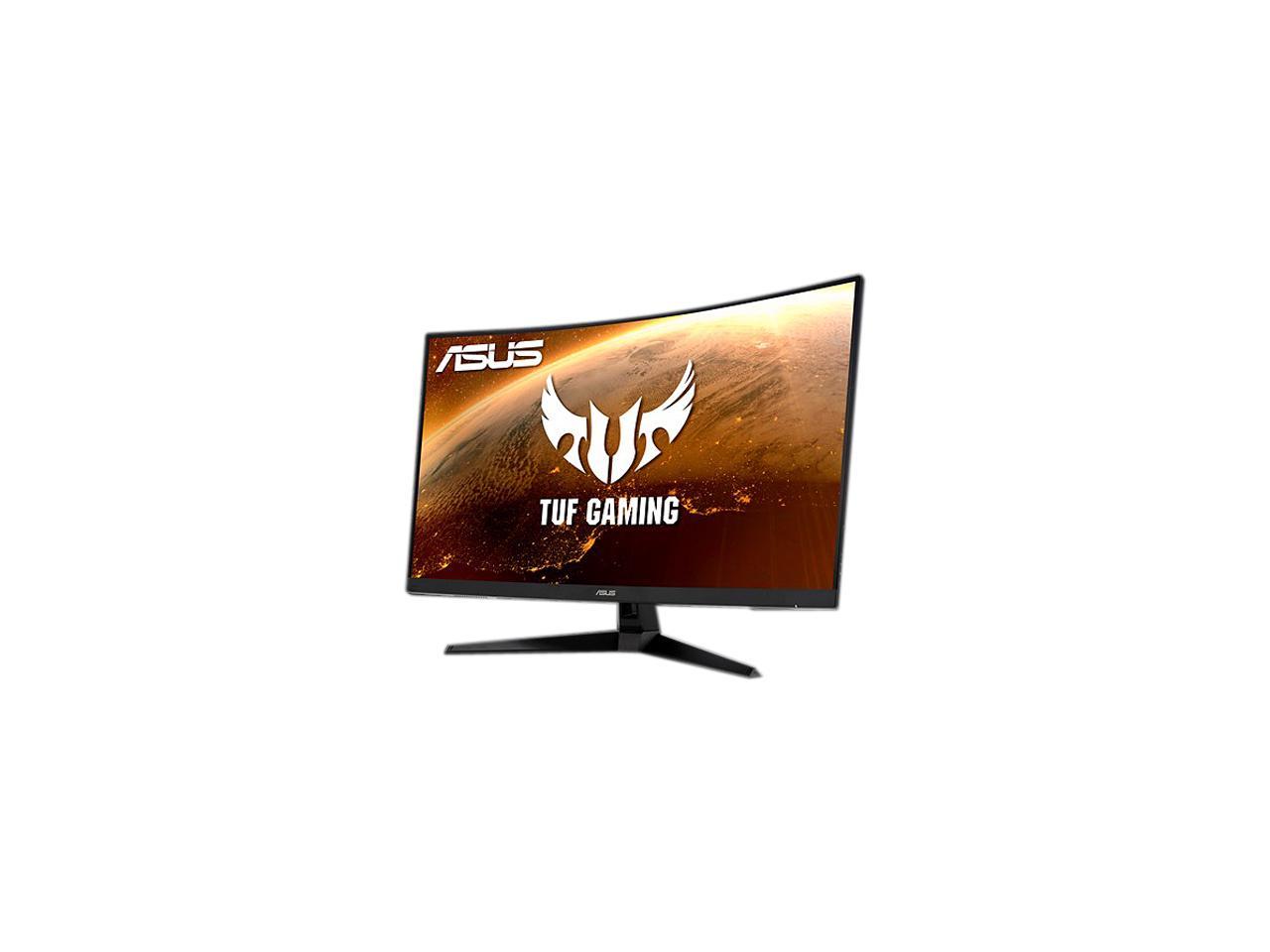 ASUS TUF Gaming VG328H1B 32" (31.5" Viewable) Full HD 1920 x 1080 165Hz (OC) 1ms (MPRT) HDMI 2.0 Extreme Low Motion Blur Flicker-Free AMD FreeSync Built-in Speakers Backlit LED Curved Gaming Monitor 4