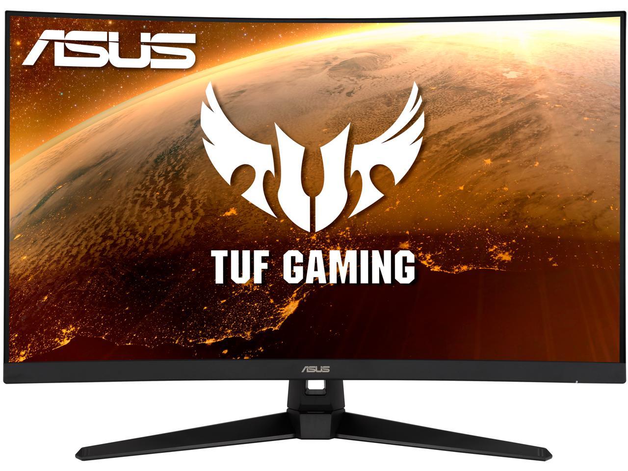 ASUS TUF Gaming 32" 165Hz QHD HDR Curved Monitor - 2560 x 1440, 1ms, Extreme Low Motion Blur, Speaker, FreeSync Premium, VESA Mountable, DisplayPort, HDMI VG32VQ1B 1