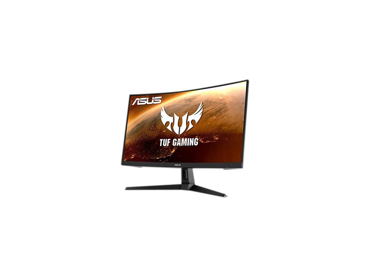 ASUS TUF Gaming 27" 1440P HDR Curved Monitor (VG27WQ1B) - QHD (2560 x 1440), 165Hz (Supports 144Hz), 1ms, Extreme Low Motion Blur, Speaker, FreeSync Premium, VESA Mountable, DisplayPort, HDMI, Black 4