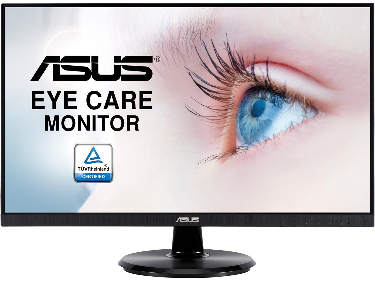 ASUS 27" 1080P Monitor (VA27DCP) - Full HD, IPS, 75Hz, USB-C 65W Power Delivery, Speakers, Adaptive-Sync/FreeSync, Eye Care, Low Blue Light, Flicker Free, VESA Mountable, Frameless, HDMI 1