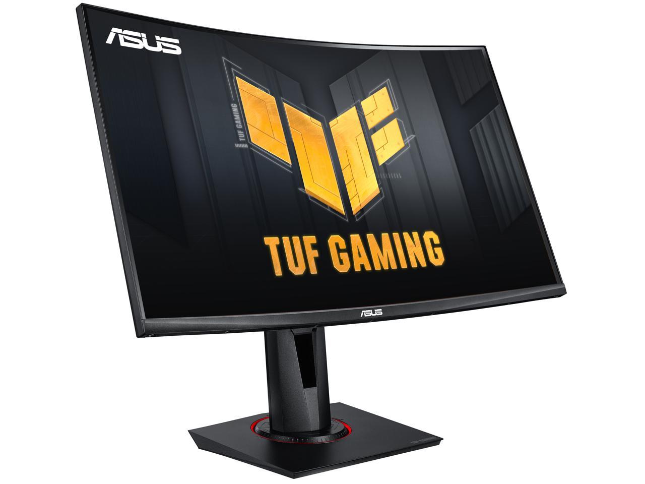 ASUS 27" 1080P TUF Gaming Curved HDR Monitor (VG27VQM) - Full HD, 240Hz, 1ms, Extreme Low Motion Blur, Adaptive-Sync, FreeSync Premium, Speakers, Eye Care, HDMI, DisplayPort, USB, Height Adjustable 2