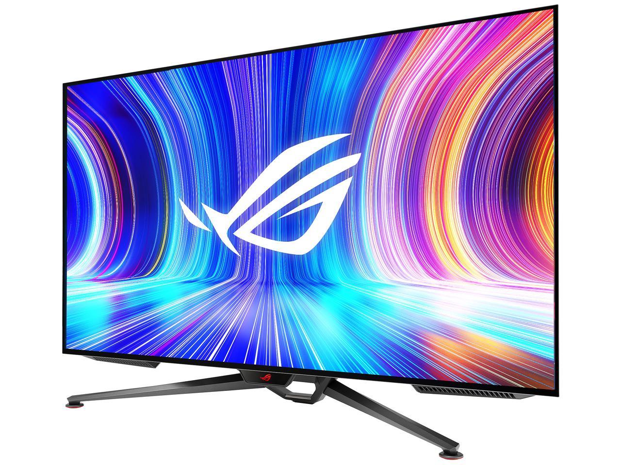 ASUS ROG Swift OLED PG42UQ Gaming Monitor - 41.5" 4K, OLED, 138Hz (Overclocked), 0.1 ms (GTG), G-SYNC Compatible, Custom Heatsink, 98% DCI-P3, True 10-bit, HDMI 2.1, DisplayPort 1.4 5