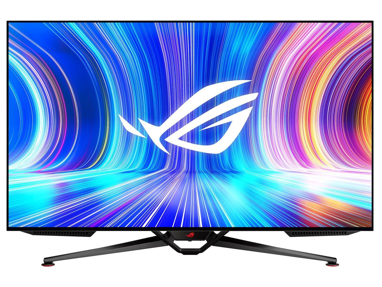 ASUS ROG Swift OLED PG42UQ Gaming Monitor - 41.5" 4K, OLED, 138Hz (Overclocked), 0.1 ms (GTG), G-SYNC Compatible, Custom Heatsink, 98% DCI-P3, True 10-bit, HDMI 2.1, DisplayPort 1.4 2