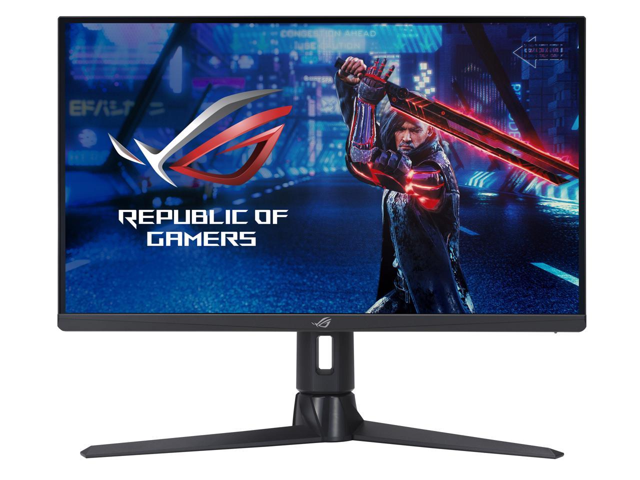 ASUS ROG Strix 27" 1440P Gaming Monitor (XG27AQMR) - 27", QHD (2560 x 1440), Fast IPS, 300Hz, 1ms, G-SYNC Compatible, FreeSync Premium Pro, Extreme Low Motion Blur Sync, DisplayPort, DisplayHDR 600 1