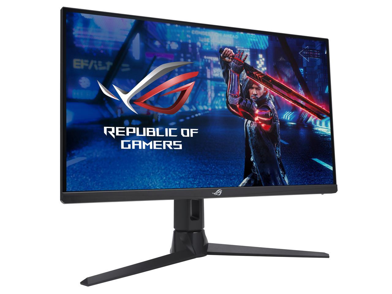 ASUS ROG Strix 27" 1440P Gaming Monitor (XG27AQMR) - 27", QHD (2560 x 1440), Fast IPS, 300Hz, 1ms, G-SYNC Compatible, FreeSync Premium Pro, Extreme Low Motion Blur Sync, DisplayPort, DisplayHDR 600 2