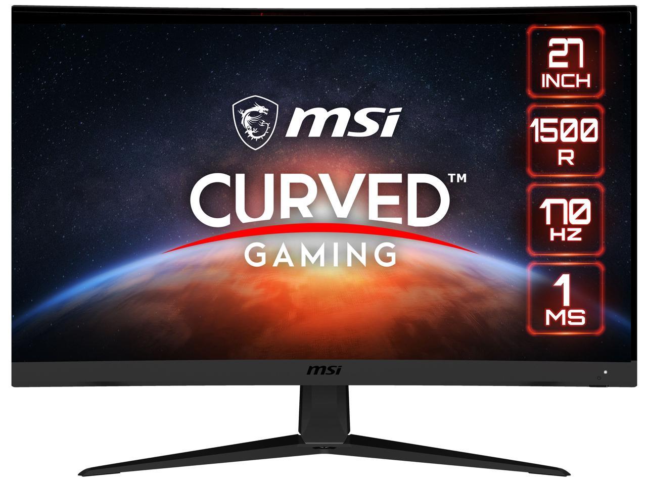 MSI 27" 170 Hz VA FHD Gaming Monitor FreeSync Premium (AMD Adaptive Sync) 1920 x 1080 Optix G27C5 E2 1