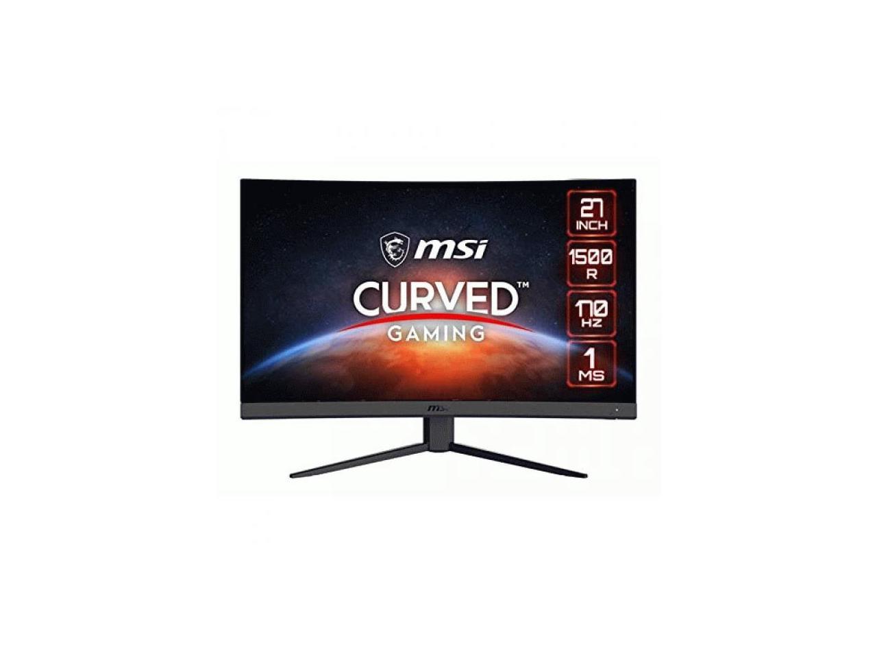 MSI 27.0 170 Hz VA WQHD Gaming Monitor FreeSync Premium (AMD Adaptive Sync) 2560 x 1440 (2K) 91% DCI-P3 / 114% sRGB G27CQ4 E2 2