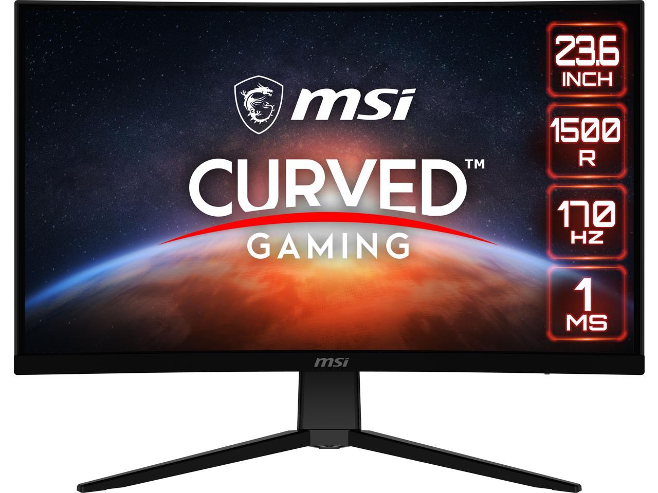 MSI 24" 180 Hz VA FHD Gaming Monitor 1920 x 1080 85% Adobe RGB / 81% DCI-P3 / 108% sRGB G2422C 1