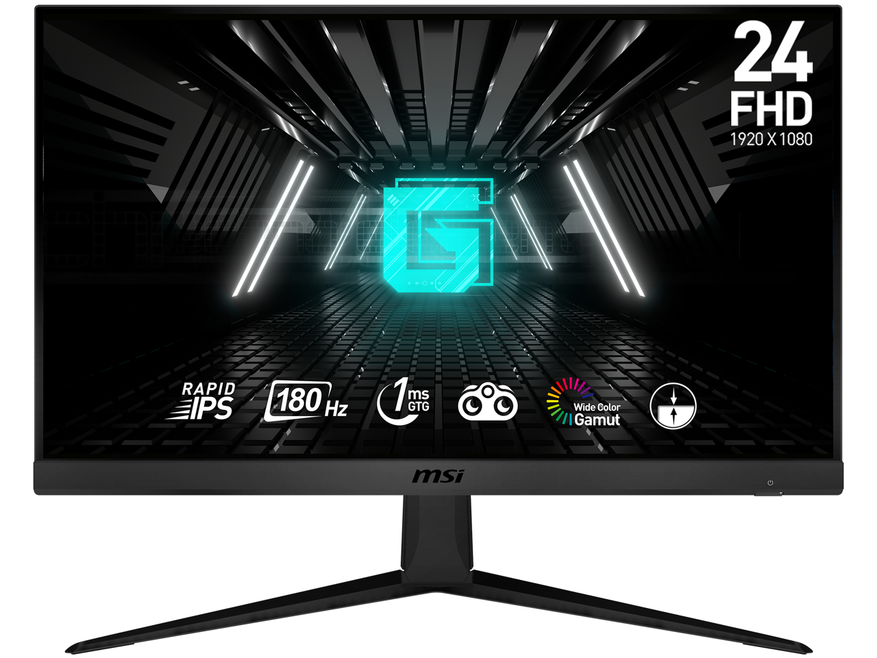 MSI 24" 180 Hz Rapid IPS FHD Gaming Monitor 1920 x 1080 G2412F 1