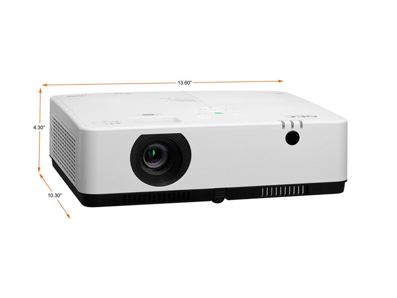 NEC Display Solutions NP-MC453X 1024 x 768 4500-lumen LCD 4,500 Lumen, XGA, 1.2x Zoom, LCD Classroom Projector 16,000:1 2