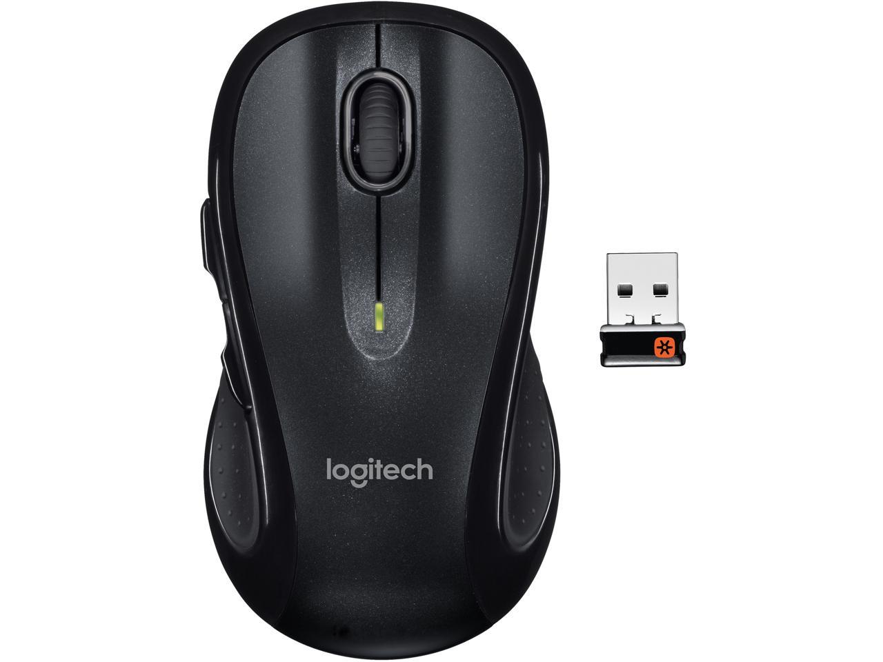 Logitech M510 Wireless Computer Mouse for PC with USB Unifying Receiver - Black 1