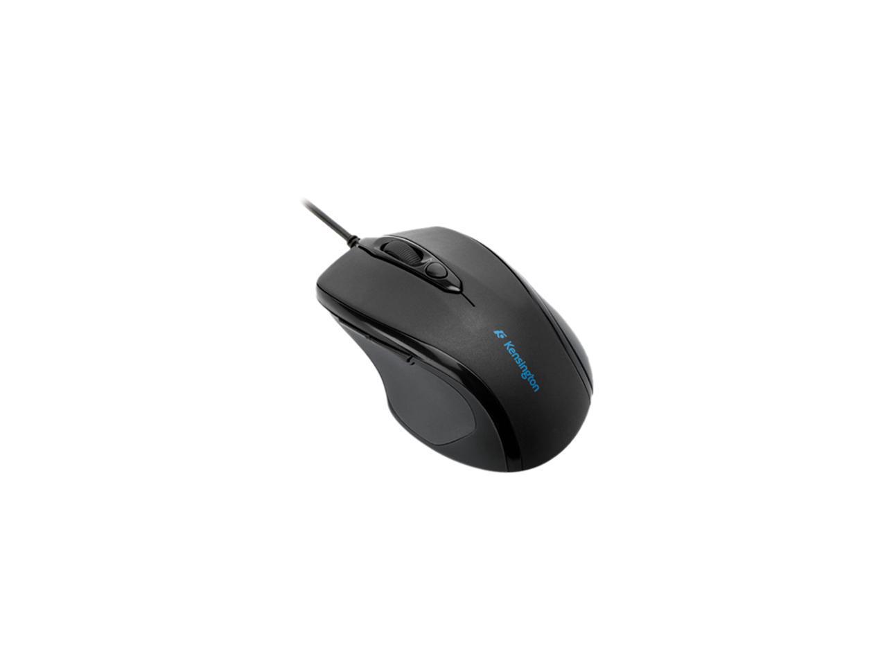 Kensington Pro Fit Wired Mid-Size Mouse USB K72355US Black 1 x Wheel USB or PS/2 Wired Optical Mouse 1